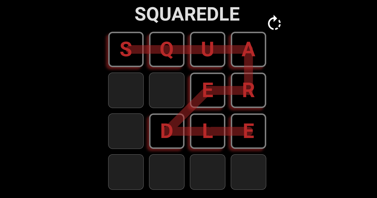 Squaredle  Daily Word Search Puzzle